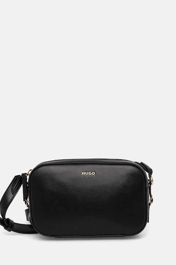 Kabelka HUGO Syndra_Crossbody imitácia kože čierna 50557936