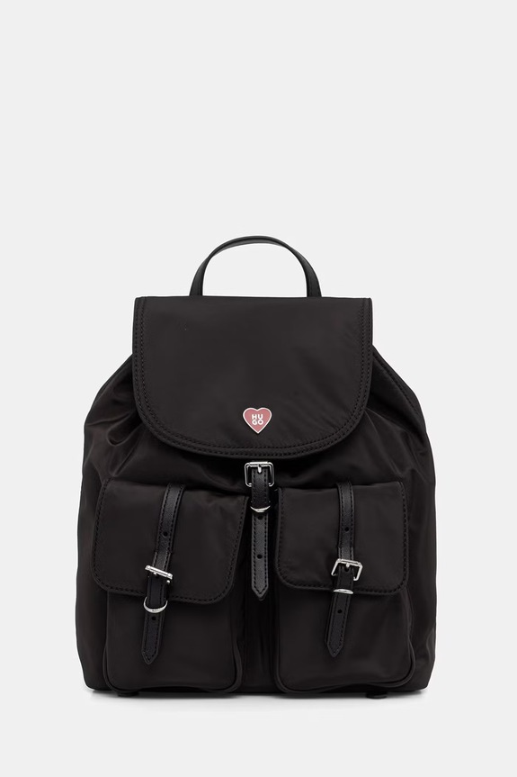 HUGO plecak Neeko N_Backpack nie mieści A4 czarny 50558225