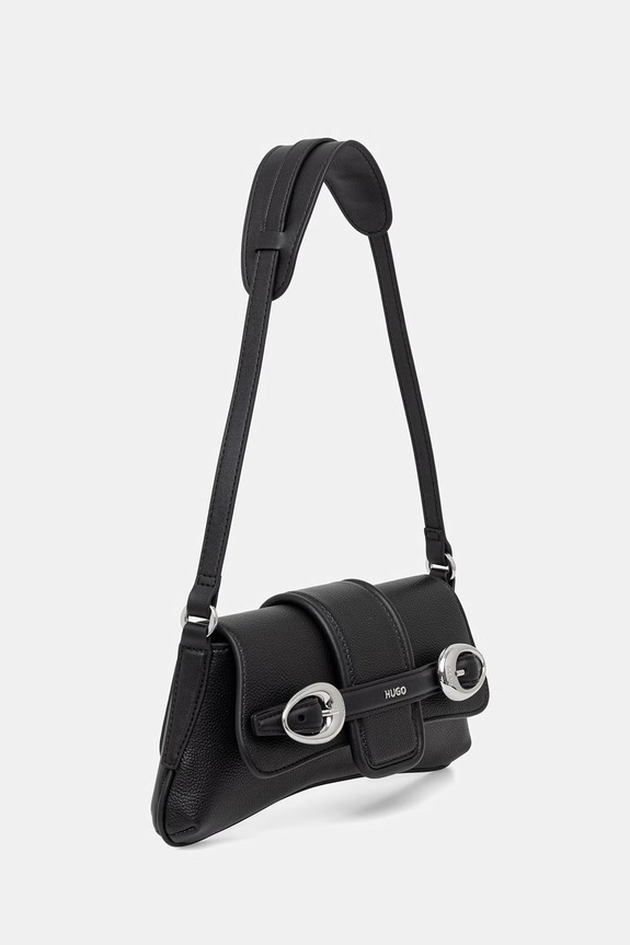 Чанта HUGO Jaina_Shoulder Bag 50558284 черен SS26
