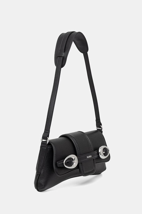 Чанта HUGO Jaina_Shoulder Bag 50558284 черен SS26