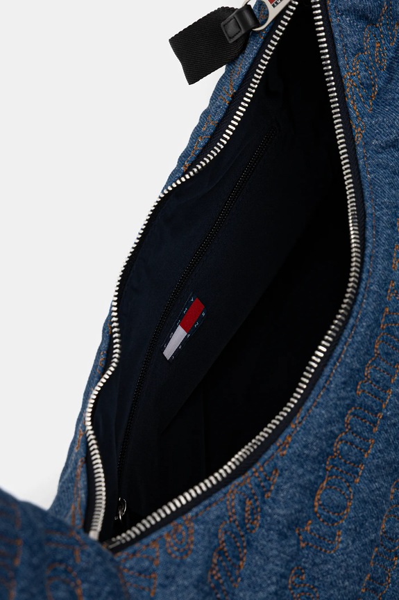 Kabelka Tommy Jeans AW0AW18265 modrá