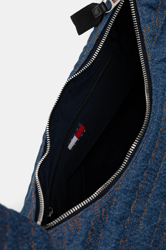 Kabelka Tommy Jeans AW0AW18265 modrá