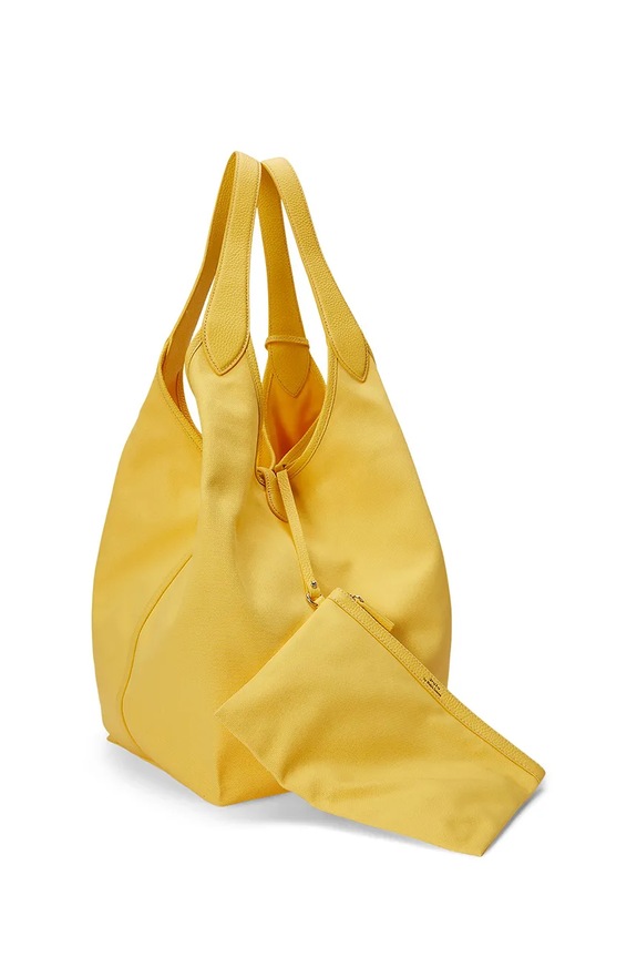 Polo Ralph Lauren geantă de piele 428P07166 galben SS26