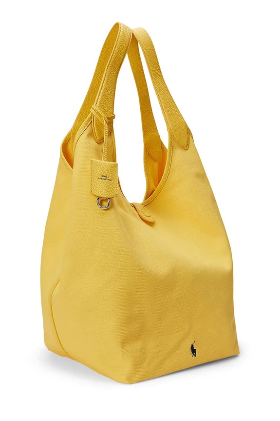 Accesorii Polo Ralph Lauren geantă de piele 428P07166 galben