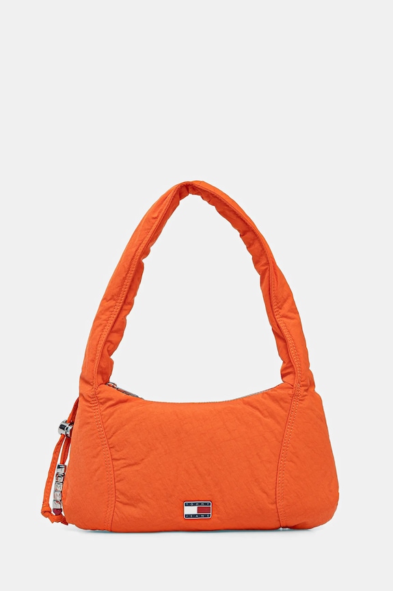 Kabelka Tommy Jeans jednofarebný oranžová AW0AW18068