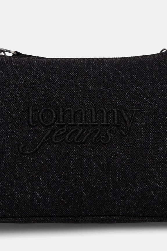 Džínsová taška Tommy Jeans čierna AW0AW18083