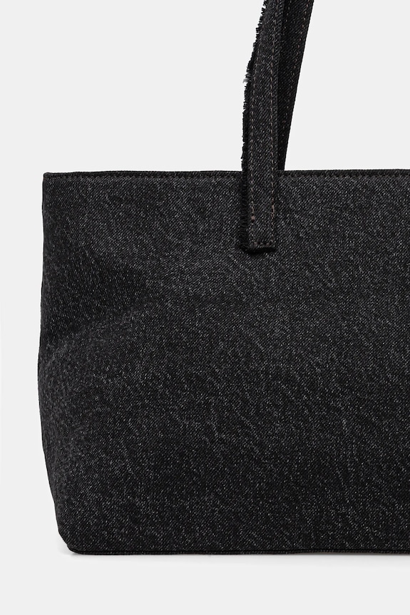 Accesorii Tommy Jeans geantă de bumbac AW0AW18268 negru
