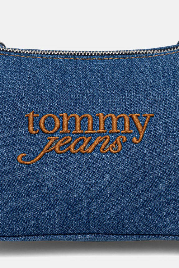 Džínsová taška Tommy Jeans modrá AW0AW18575
