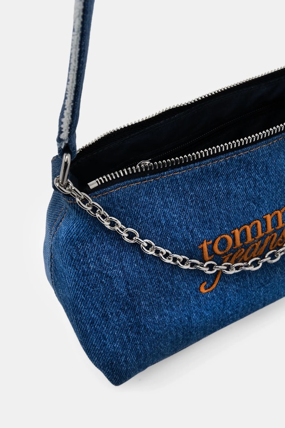 Džínsová taška Tommy Jeans AW0AW18575 modrá