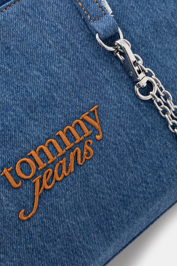 Džínsová taška Tommy Jeans modrá AW0AW18576