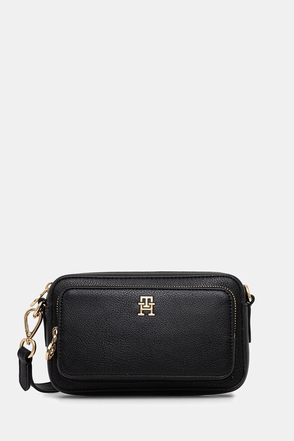 Kabelka Tommy Hilfiger nevejde se A4 černá AW0AW18120