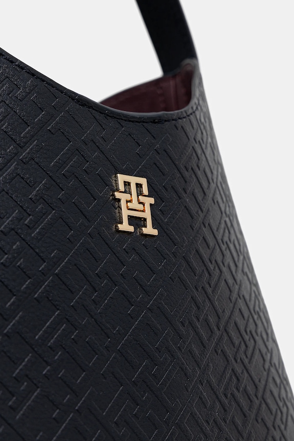 Kabelka Tommy Hilfiger tmavomodrá AW0AW18141