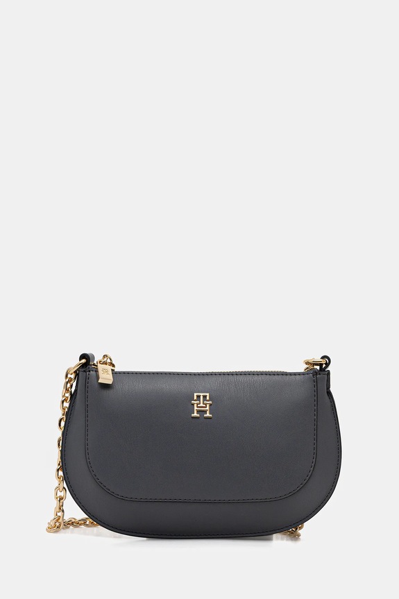 Τσάντα Tommy Hilfiger συνθετικό γκρί AW0AW18142