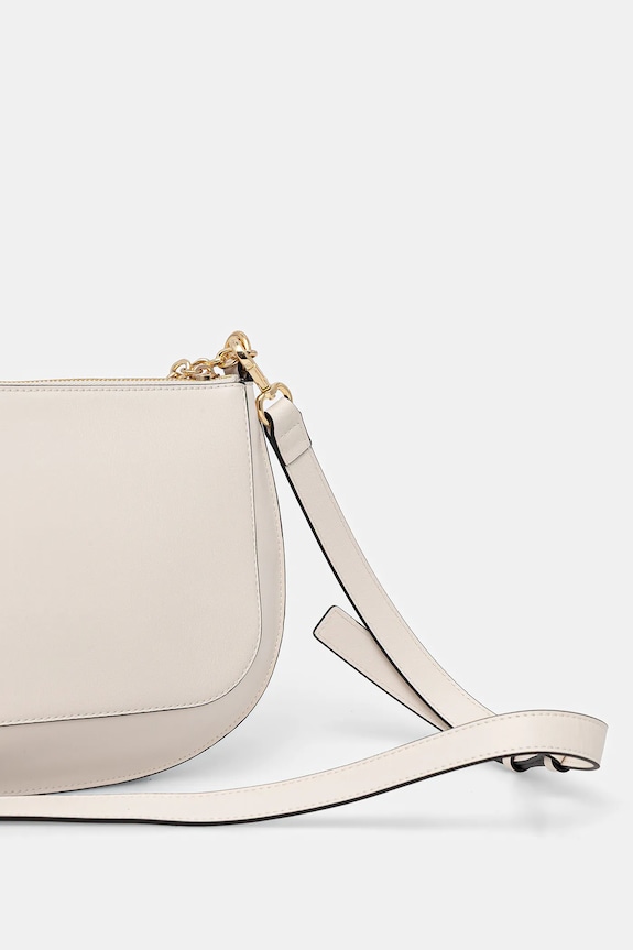 Kiegészítők Tommy Hilfiger bőr táska AW0AW18143 bézs