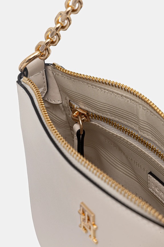 Tommy Hilfiger bőr táska AW0AW18143 bézs