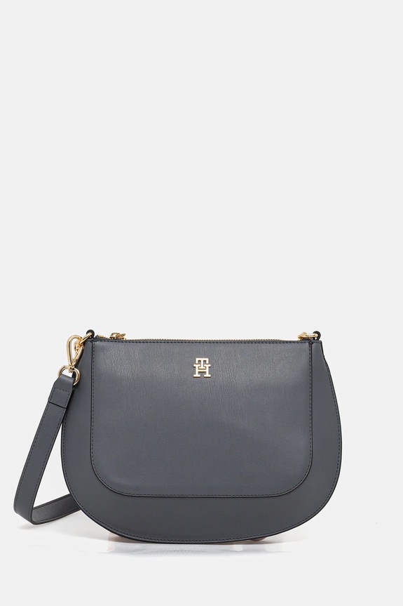 Tommy Hilfiger bőr táska szintetikus bőr szürke AW0AW18143