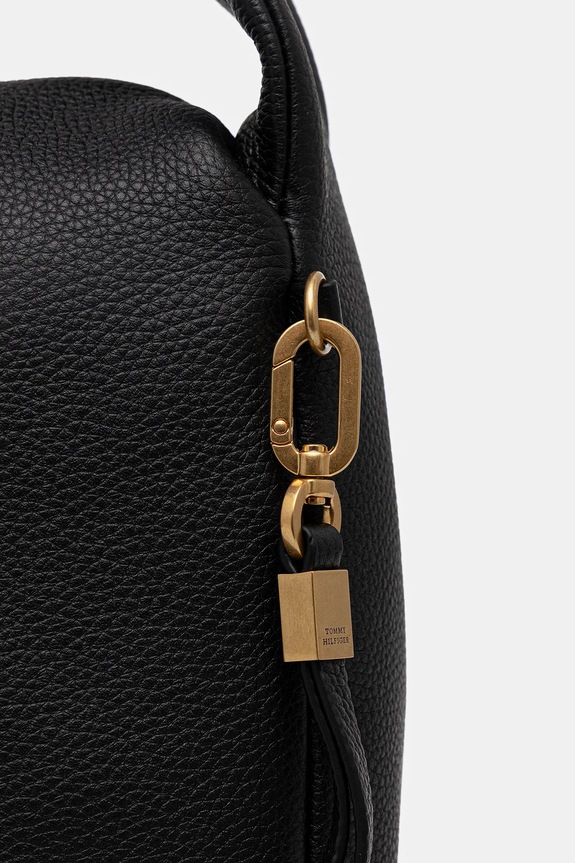 Kiegészítők Tommy Hilfiger bőr táska AW0AW18152 fekete