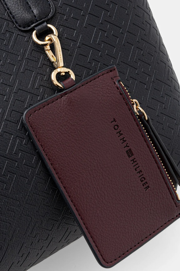 Τσάντα Tommy Hilfiger σκούρο μπλε AW0AW18234