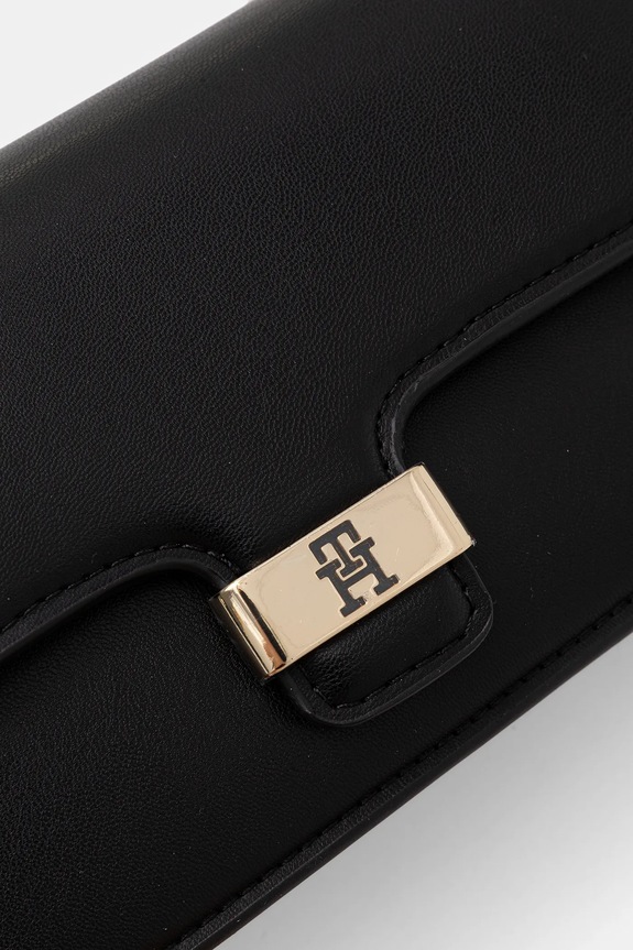 Τσάντα Tommy Hilfiger μαύρο AW0AW18288