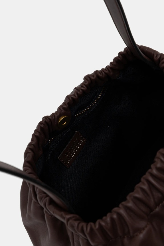 Kožna torba Tommy Hilfiger AW0AW18307 smeđa