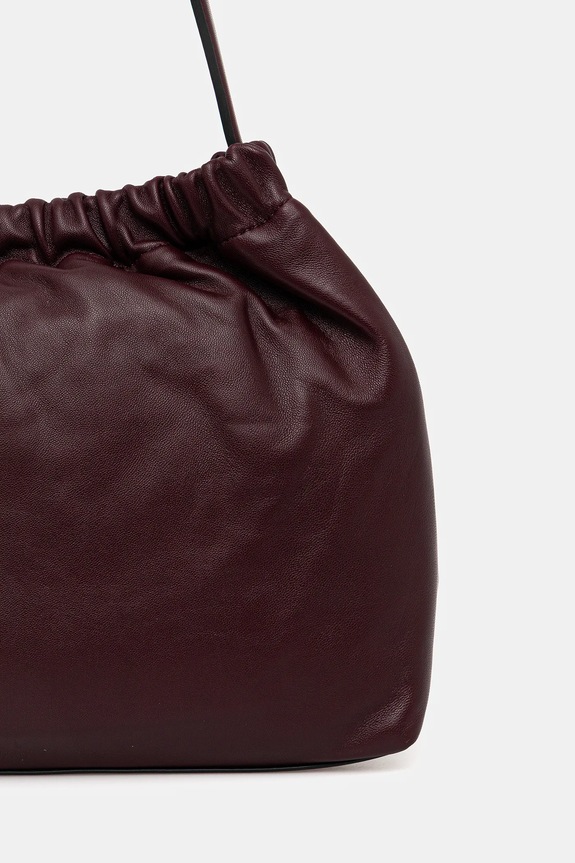 Kožna torba Tommy Hilfiger bordo AW0AW18307