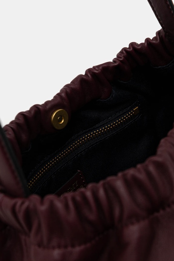 Kožna torba Tommy Hilfiger AW0AW18307 bordo