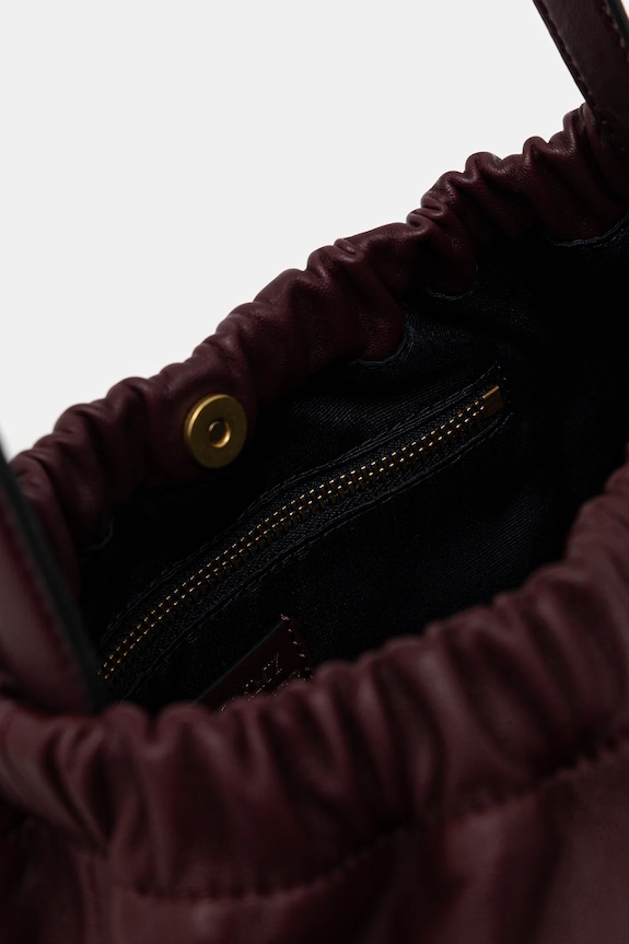 Kožna torba Tommy Hilfiger AW0AW18307 bordo