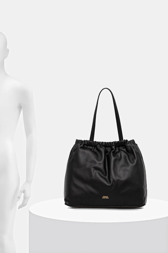 Kožna torba Tommy Hilfiger AW0AW18308