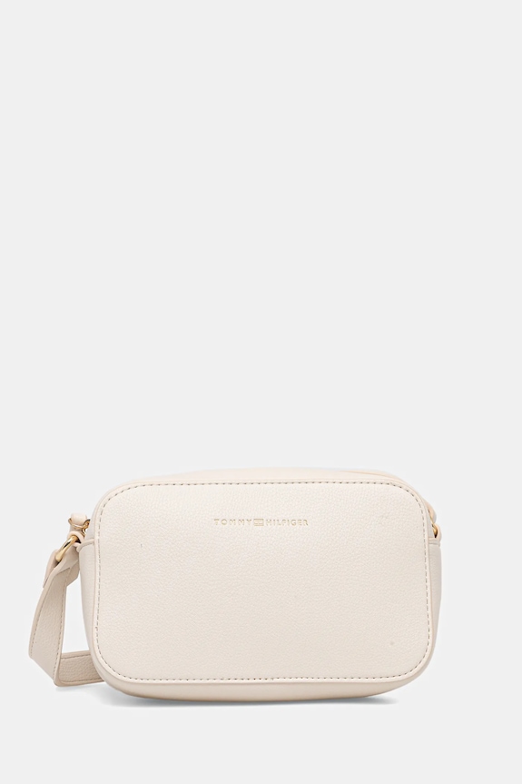 Τσάντα Tommy Hilfiger συνθετικό μπεζ AW0AW18115