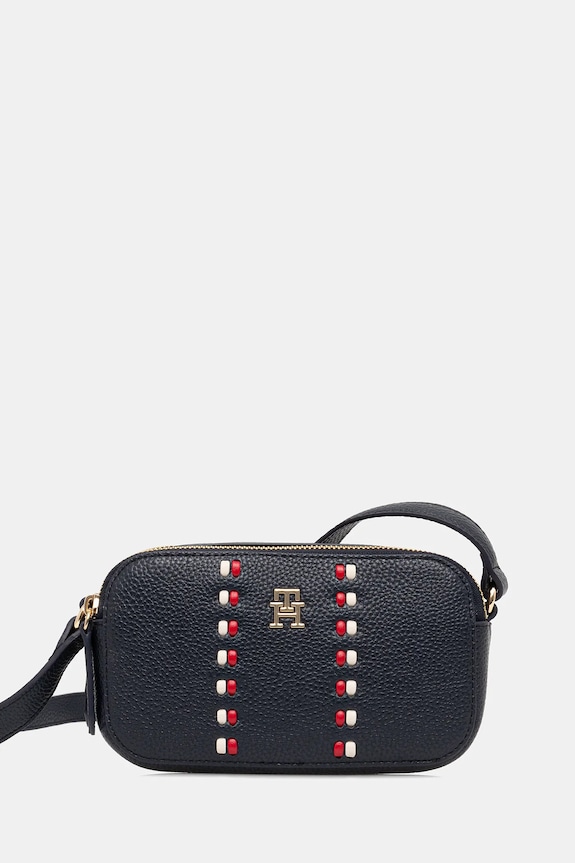 Tommy Hilfiger poșetă nu incape in A4 bleumarin AW0AW18153