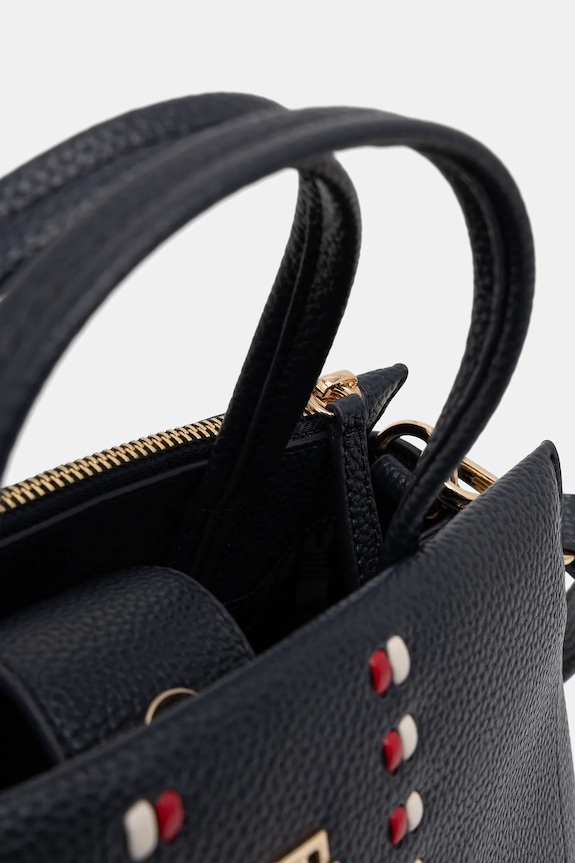 Kabelka Tommy Hilfiger AW0AW18154 tmavomodrá