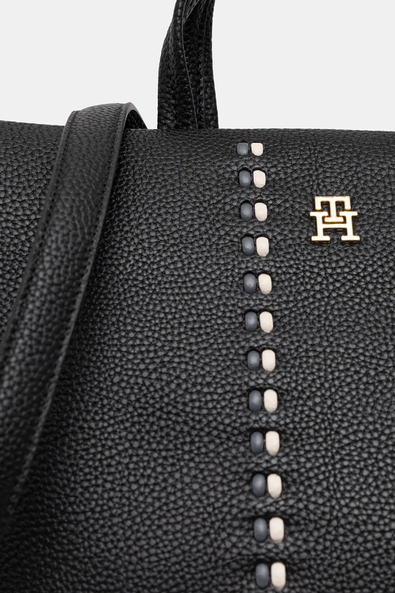 Kabelka Tommy Hilfiger čierna AW0AW18155