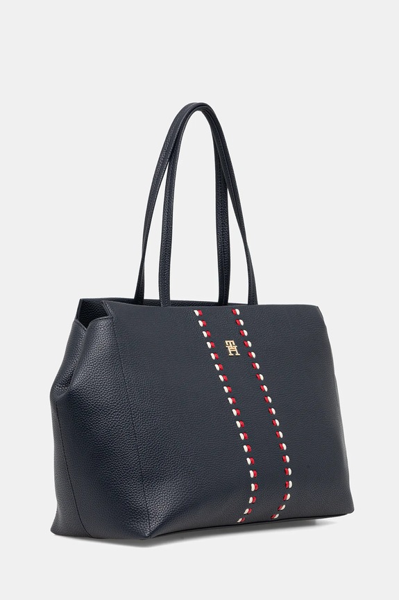 Kabelka Tommy Hilfiger AW0AW18157 tmavomodrá SS26