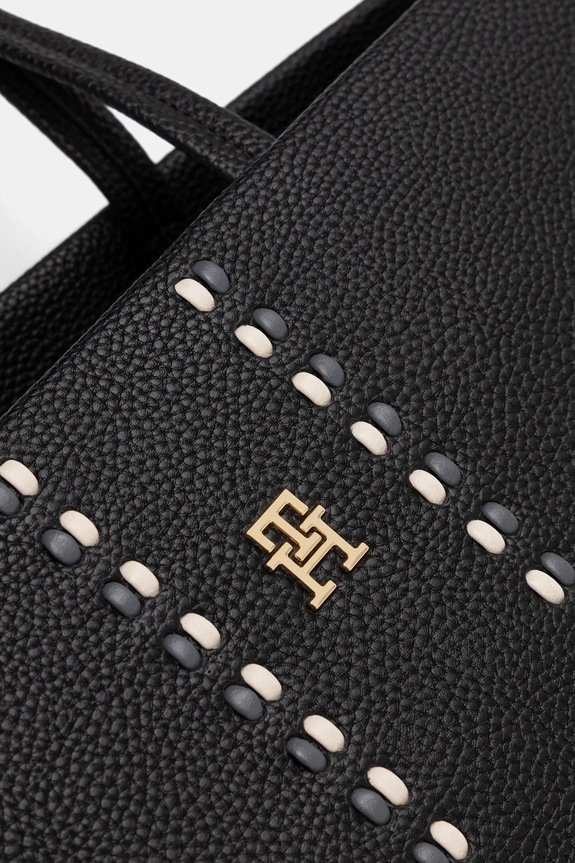 Kabelka Tommy Hilfiger čierna AW0AW18157