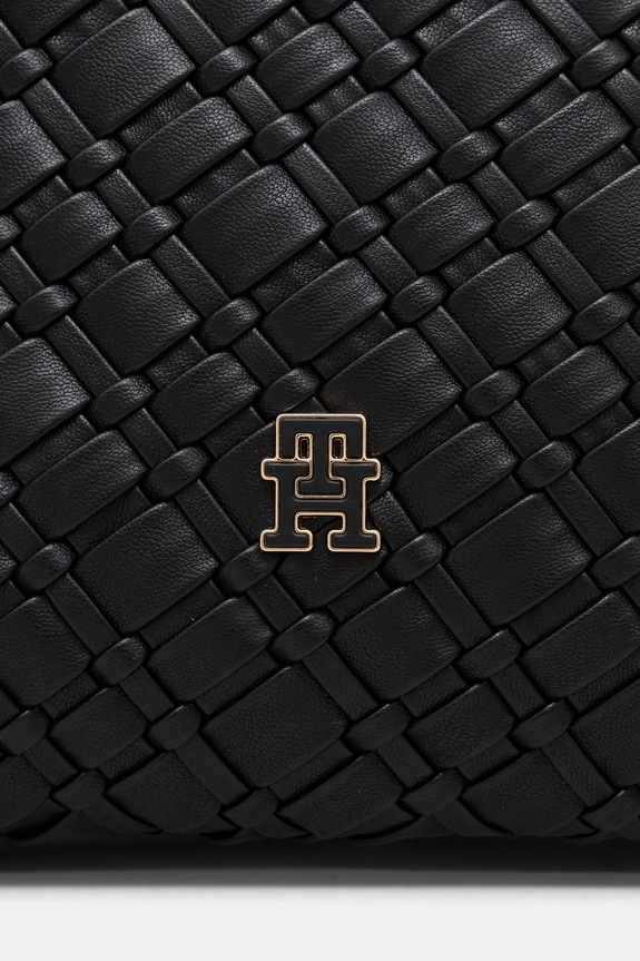 Kabelka Tommy Hilfiger čierna AW0AW18161