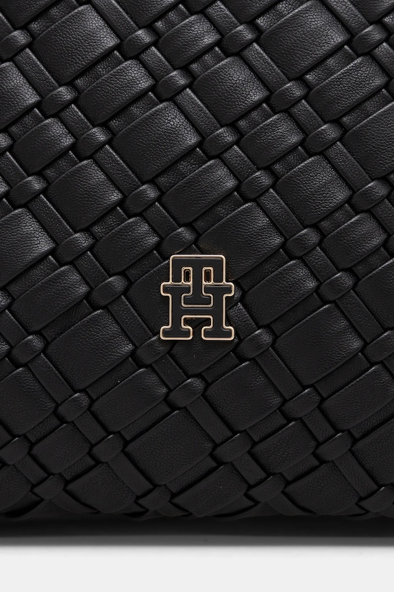 Kabelka Tommy Hilfiger čierna AW0AW18161