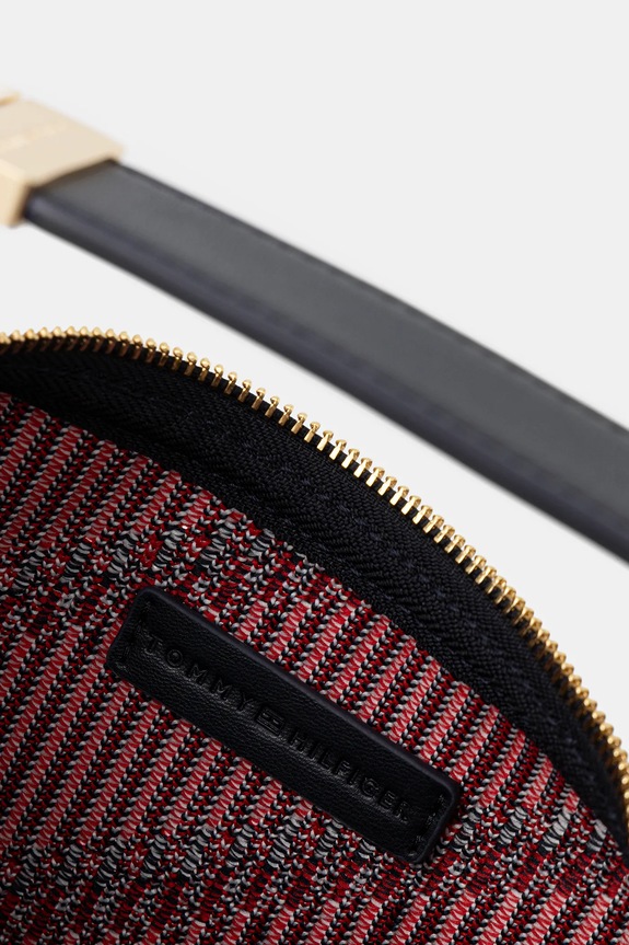 Kabelka Tommy Hilfiger AW0AW18165 tmavomodrá