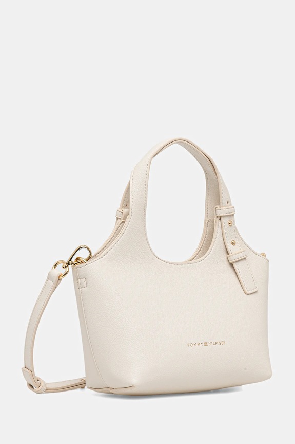Τσάντα Tommy Hilfiger AW0AW18281 μπεζ SS26