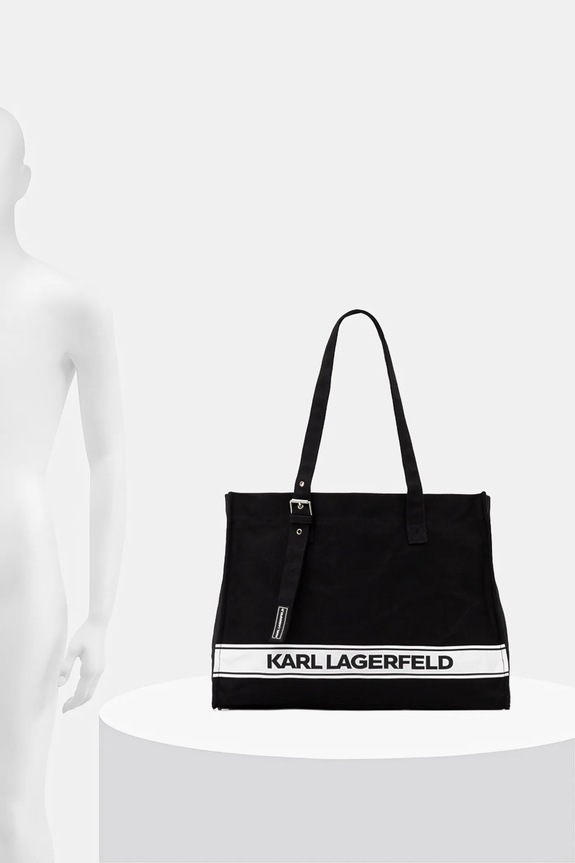 Βαμβακερή τσάντα Karl Lagerfeld K/ESSENTIAL B1M46078