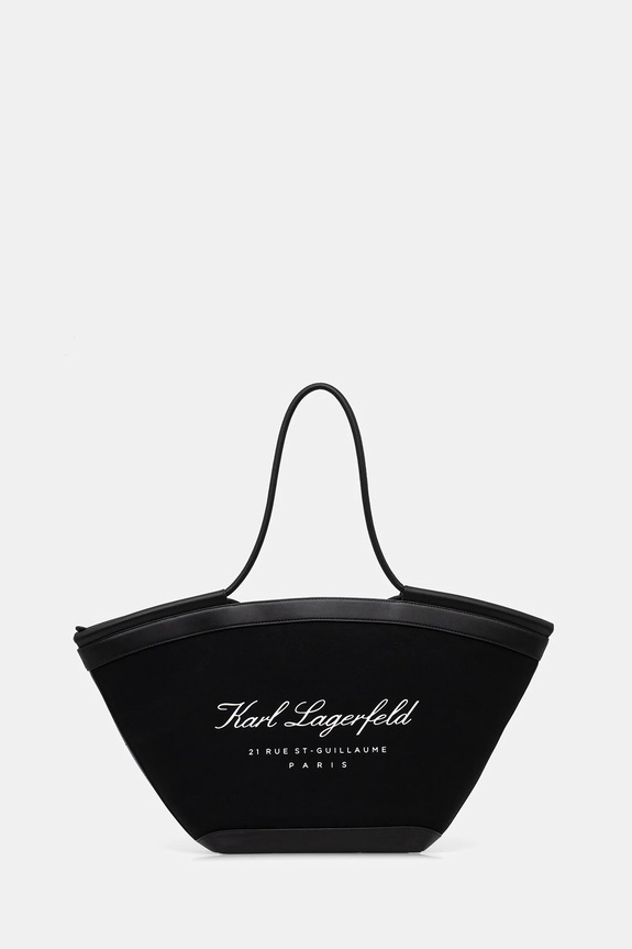 Karl Lagerfeld kézitáska K/HOTEL szintetikus bőr fekete B1W46069