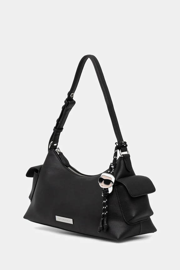 Kabelka Karl Lagerfeld IKON B1W30004 čierna SS26