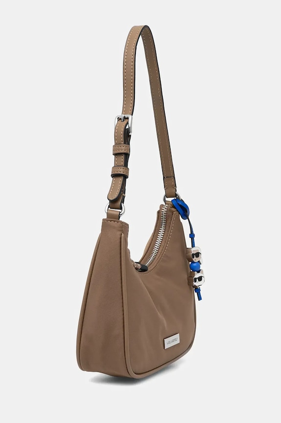 Karl Lagerfeld geantă IKON B1W32068 maro SS26