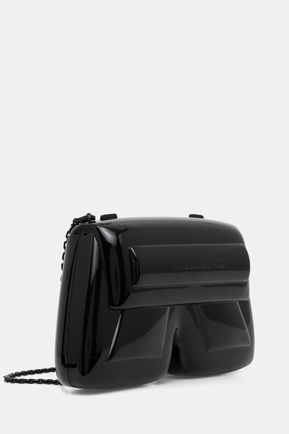 Večerna torbica Karl Lagerfeld IKON/K B1W30128 črna SS26