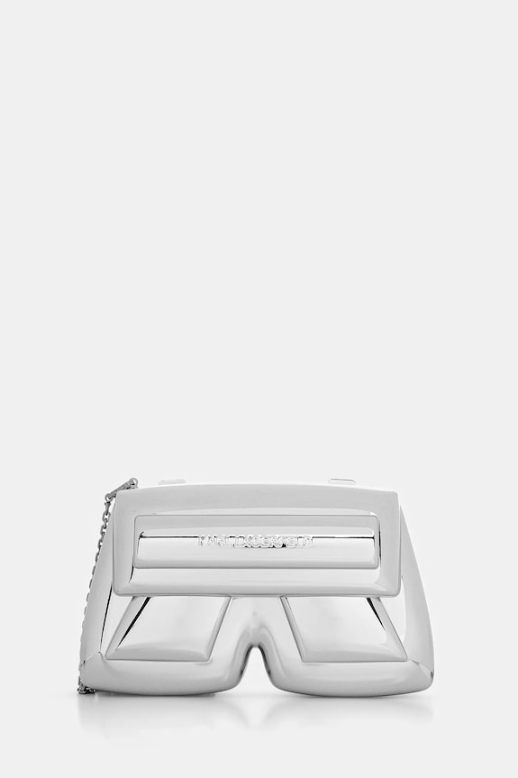 Τσάντα Karl Lagerfeld IKON/K συνθετικό ασημί B1W30128