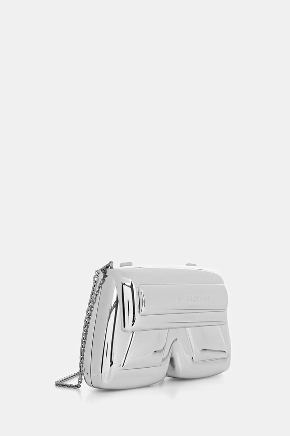 Τσάντα Karl Lagerfeld IKON/K B1W30128 ασημί SS26