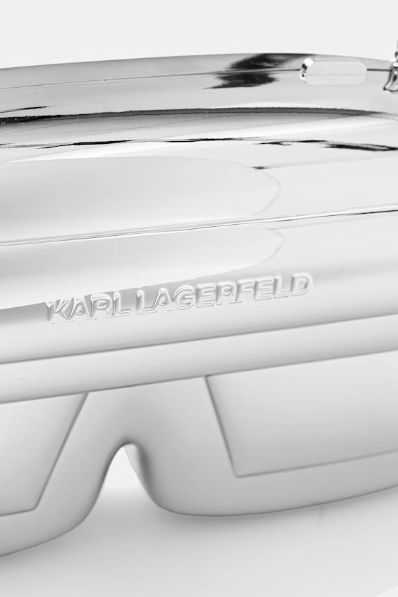 Τσάντα Karl Lagerfeld IKON/K ασημί B1W30128