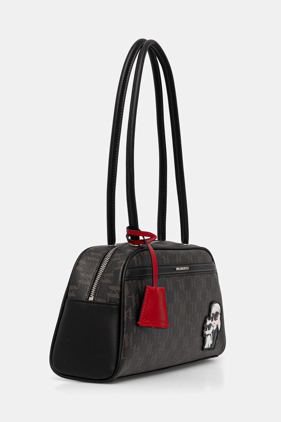Karl Lagerfeld torebka IKON MONOGRAM B1W30024 brązowy SS26