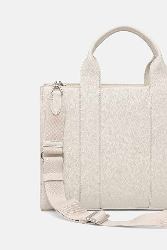 Akcesoria Karl Lagerfeld torebka shopper damska z imitacji skóry K/RSG MD B1W30041 beżowy