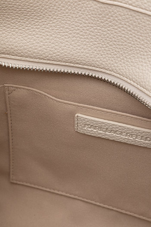 Karl Lagerfeld torebka shopper damska z imitacji skóry K/RSG MD B1W30041 beżowy