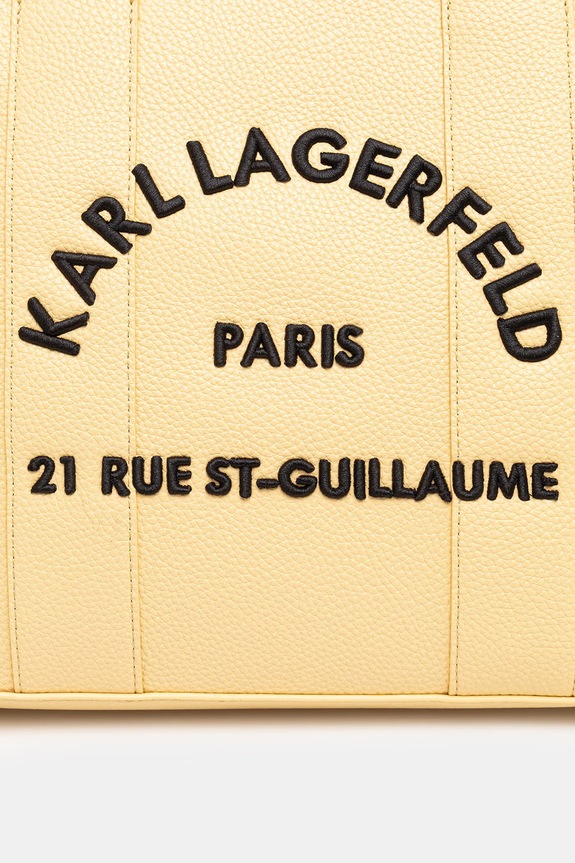 Karl Lagerfeld tote torba za žene od imitacije kože K/RSG MD zlatna B1W30041